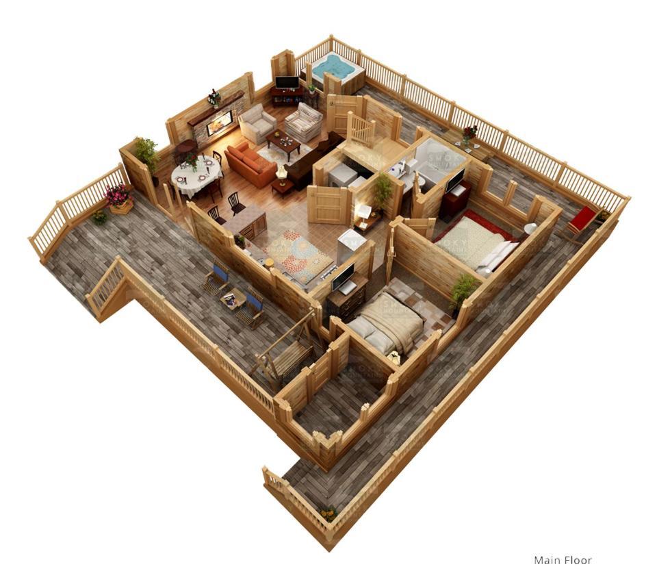 Misty Mountain Hideaway Apartment Пиджен Фордж Екстериор снимка